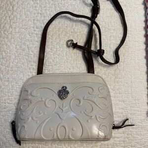 **Brighton Cordoba Alexa White Purse**